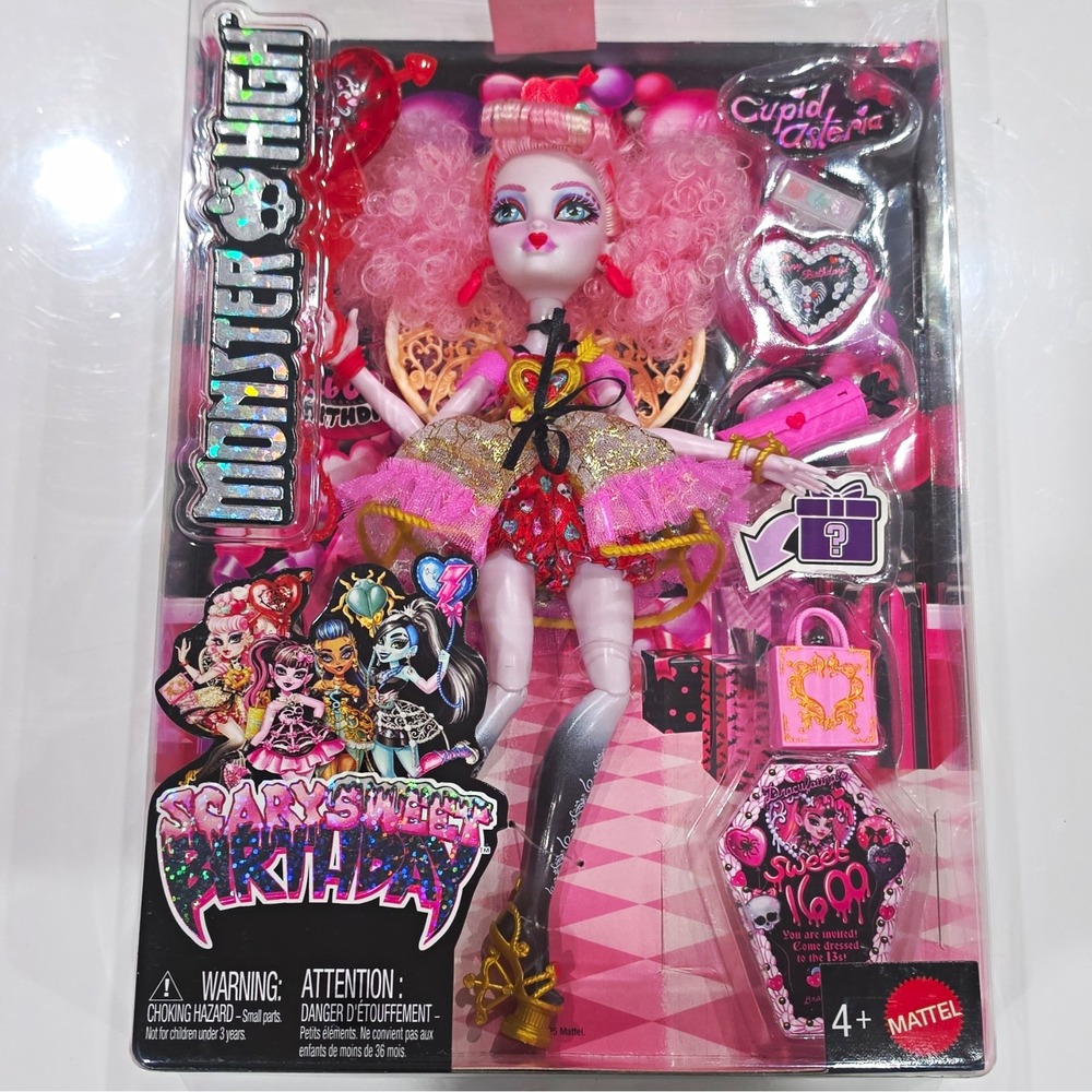 Mattel Monster High Scaris Sweet 1600 Cupid Asteria 11 in Doll + Accessories